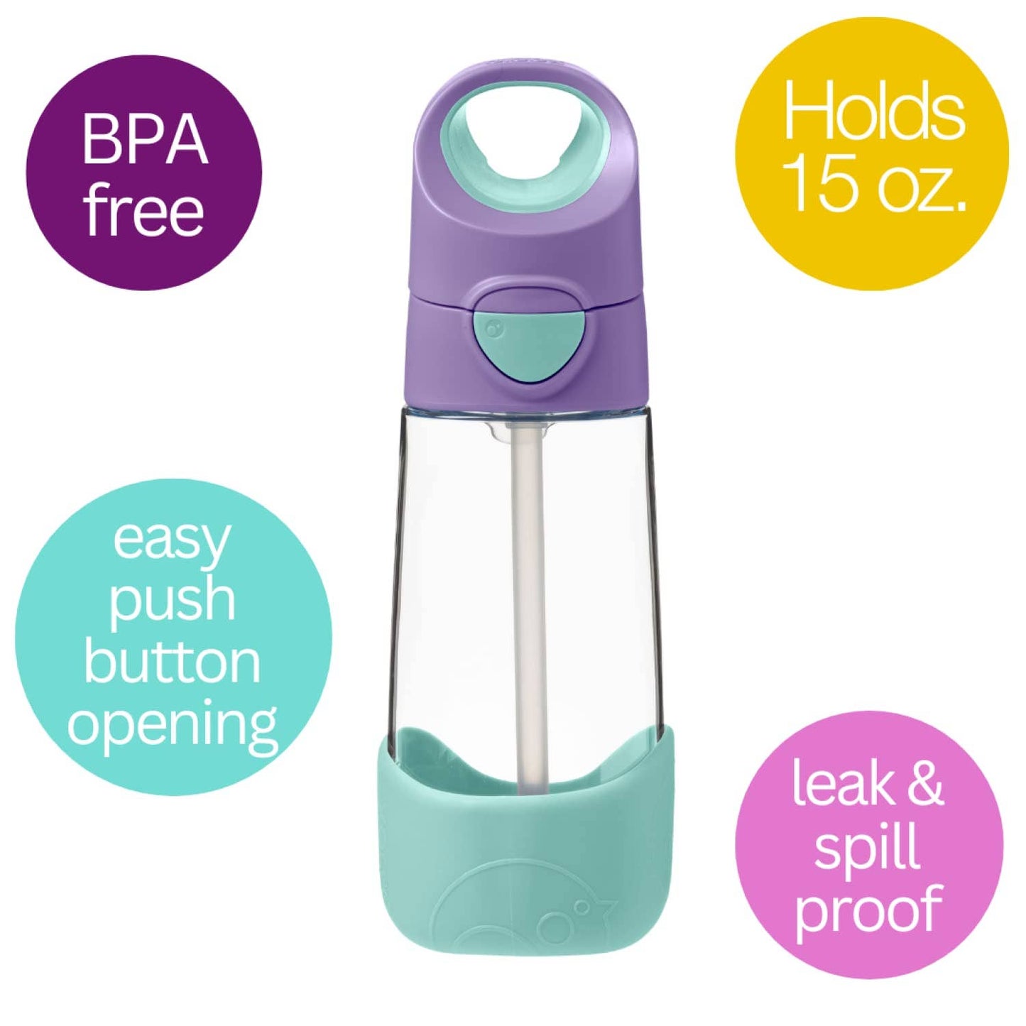 Tritan™ drink bottle - lilac pop
