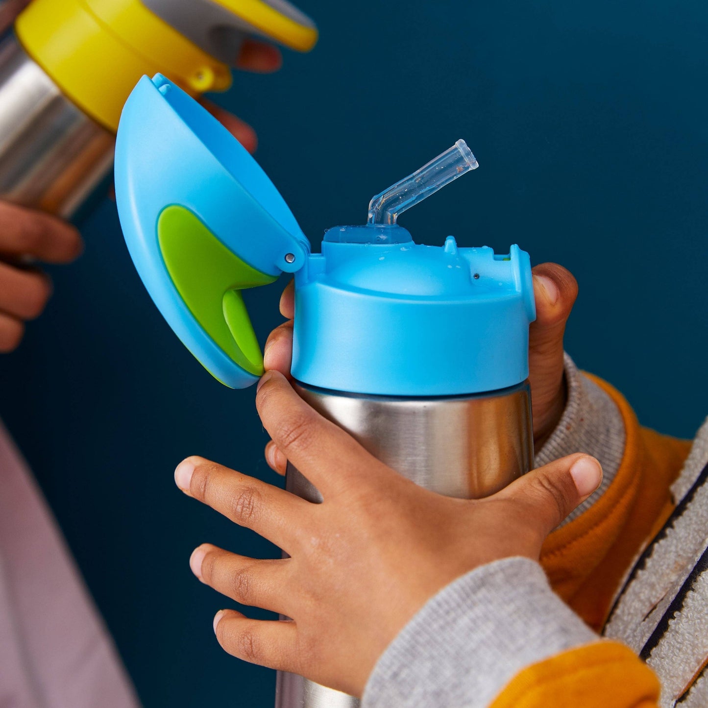 Insulated drink bottle - emerald forest