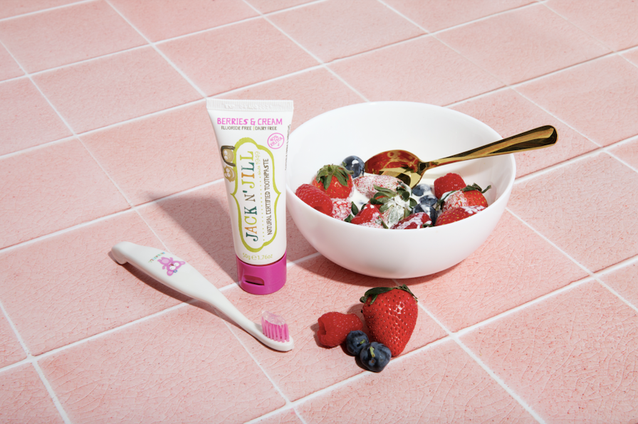 Jack N' Jill Natural Kids Toothpaste Berries & Cream