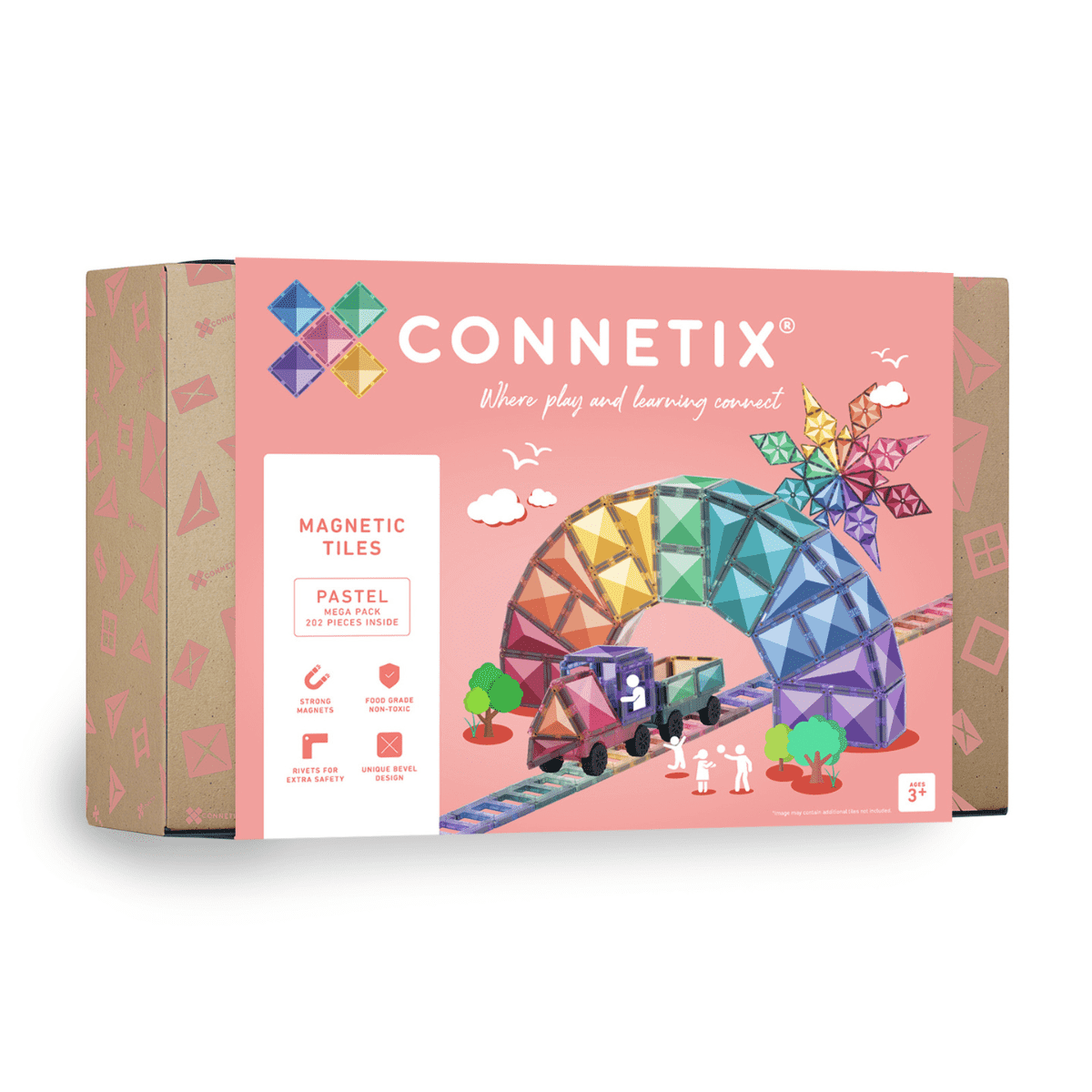 Connetix Pastel Mega Pack 202 pc