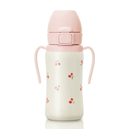 Grosmimi Stainless Steel Straw Cup with Flip Top - 10oz (300