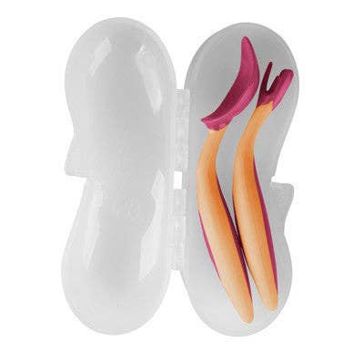Toddler cutlery set - strawberry shake