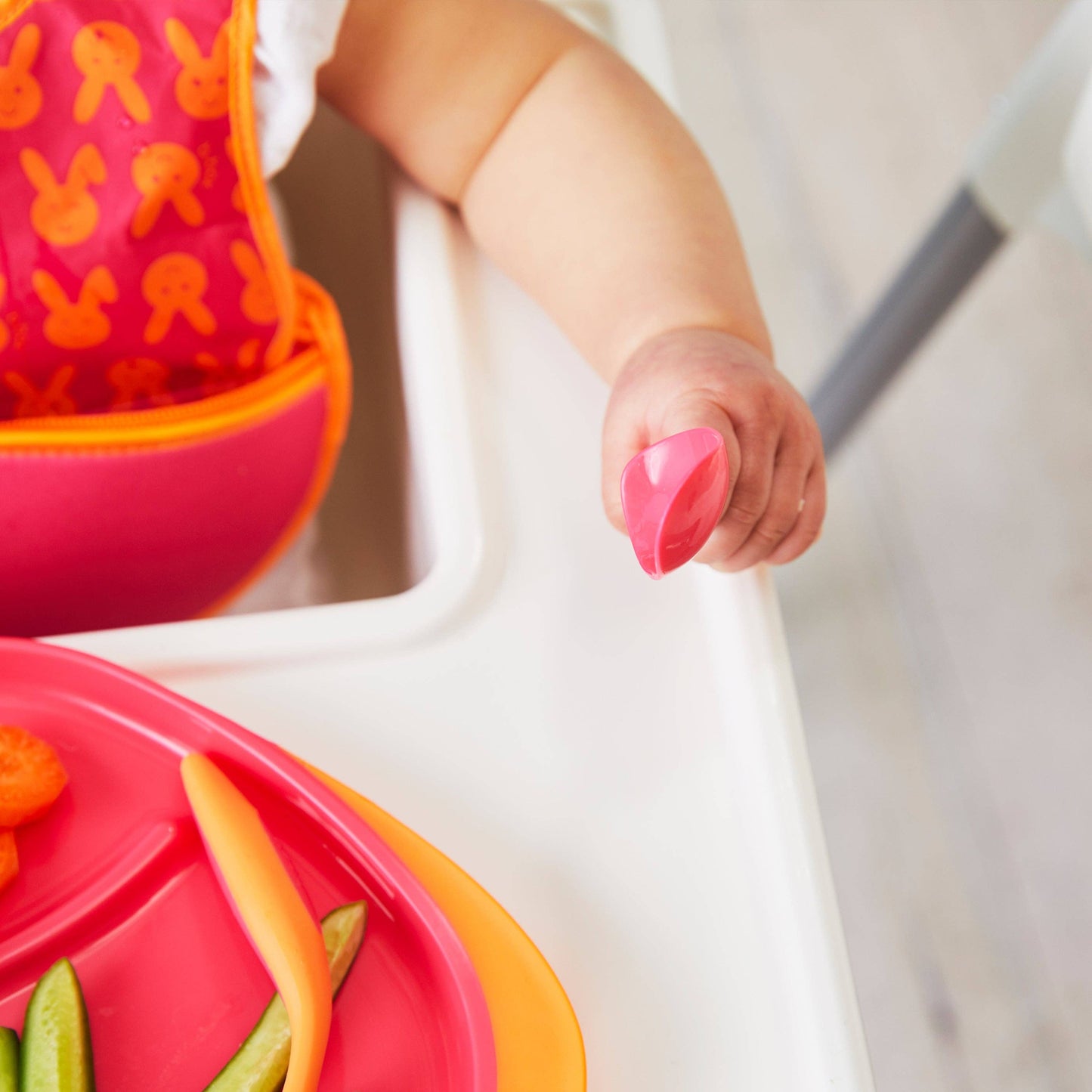 Toddler cutlery set - strawberry shake