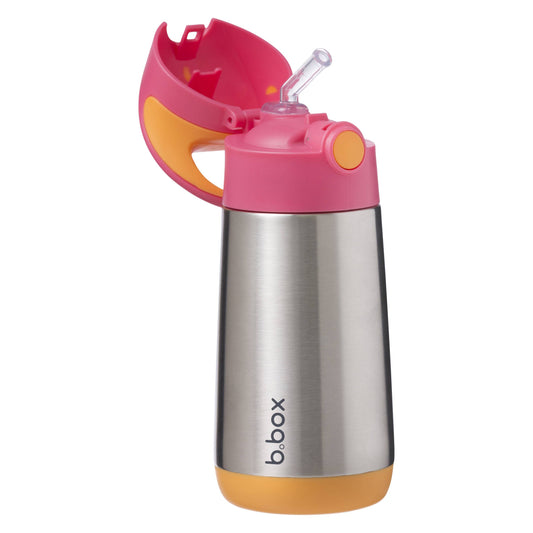 Insulated drink bottle - strawberry shake