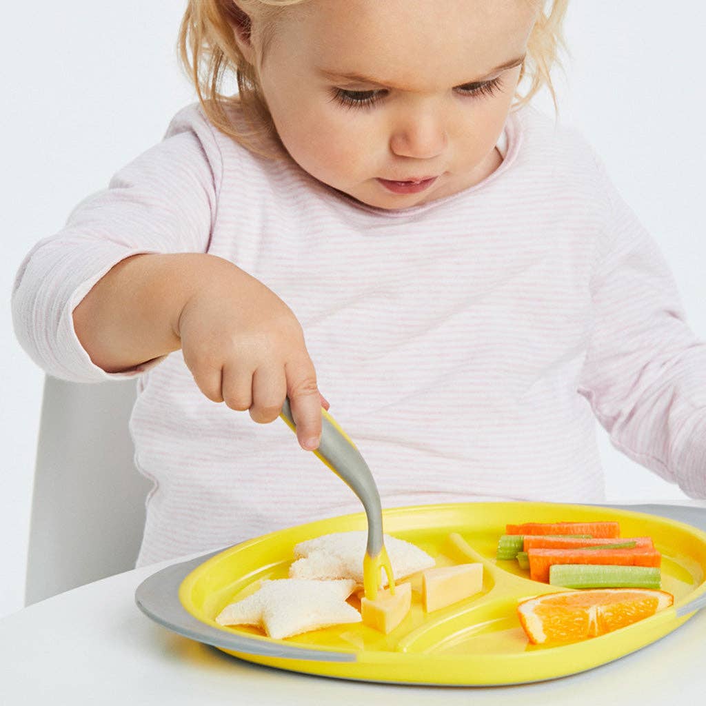 Toddler cutlery set - lemon sherbet