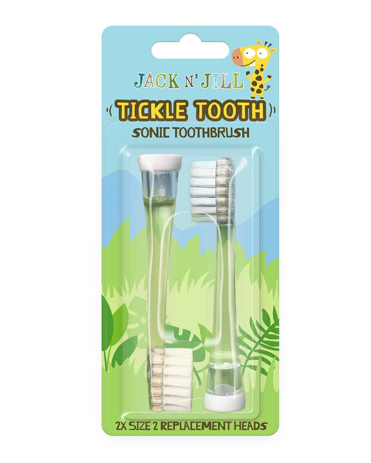 Jack N' Jill Tickle Tooth Sonic Toothbrush Replacement Heads