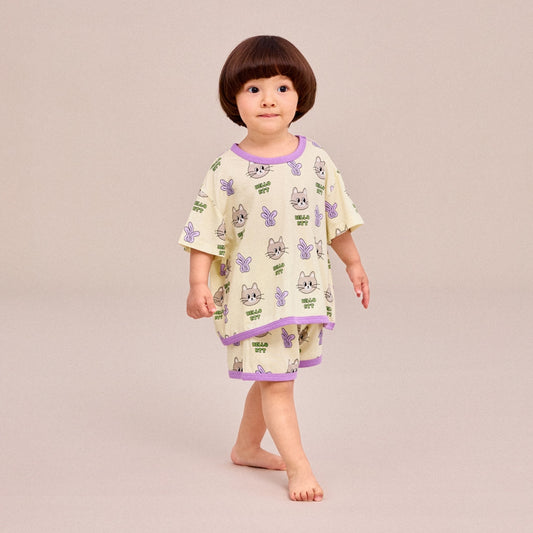 Rototobebe Tropical Hullang Indoor Wear Yellow