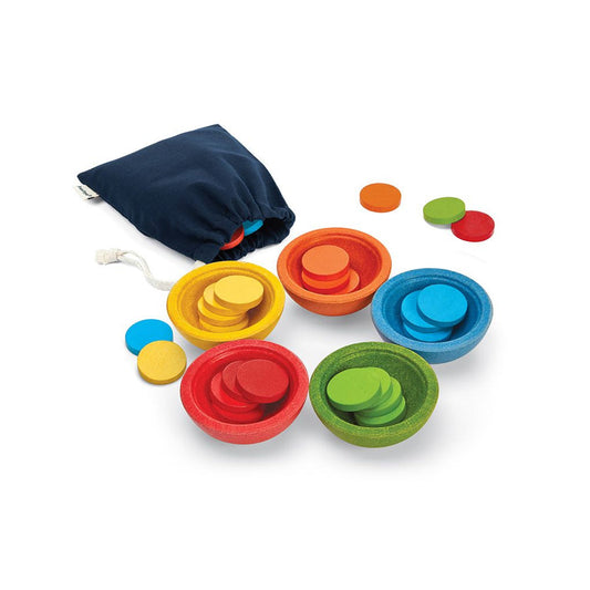 Plantoys SORT & COUNT CUPS