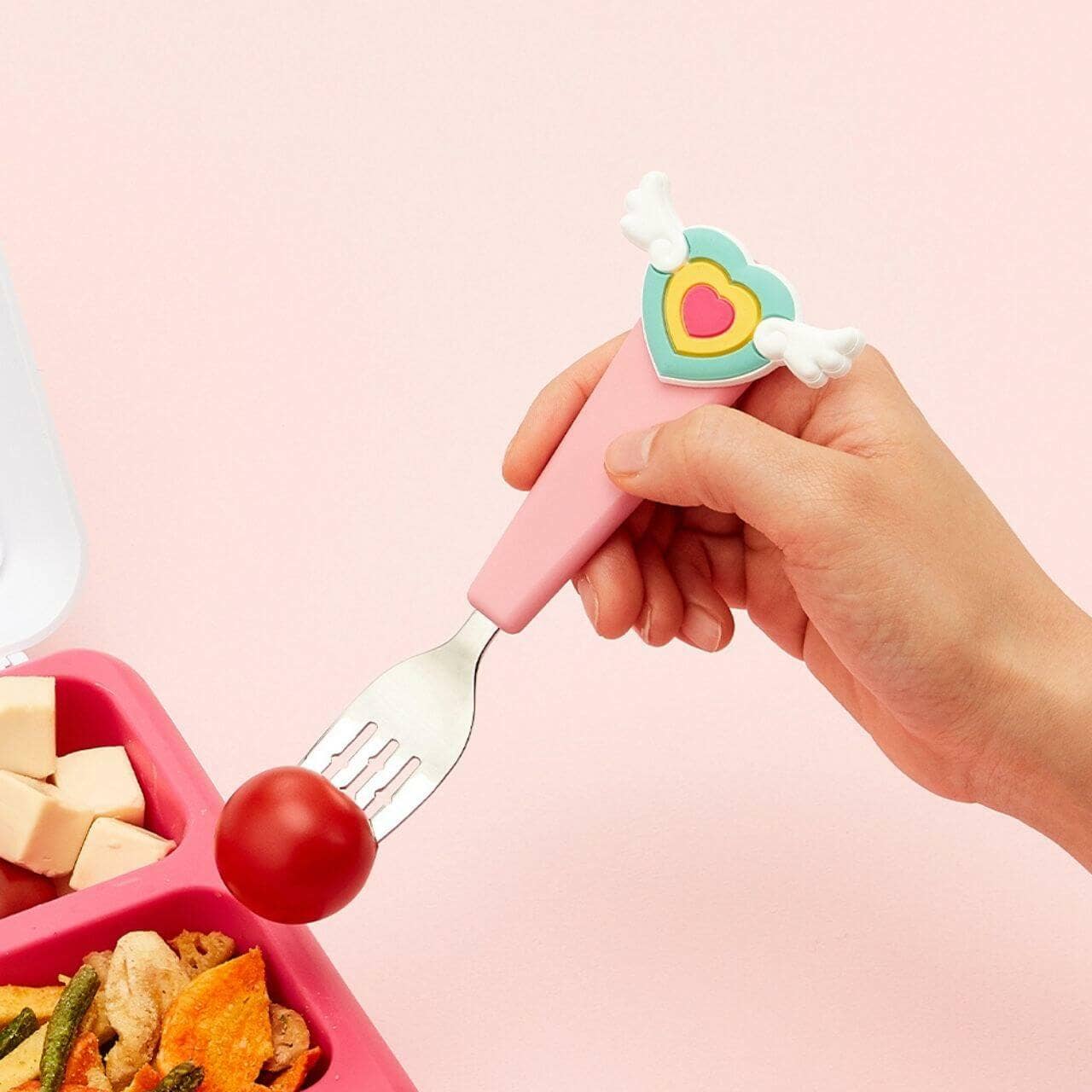 FlexWarez Toddler and Kids Stainless Spoon & Fork Set