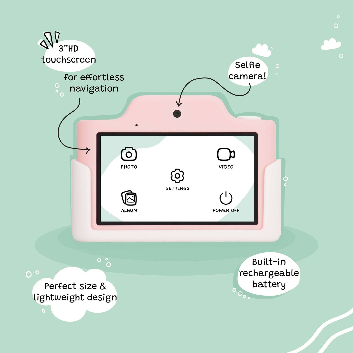 Meowie the Cat - Kids Digital Camera - Model K