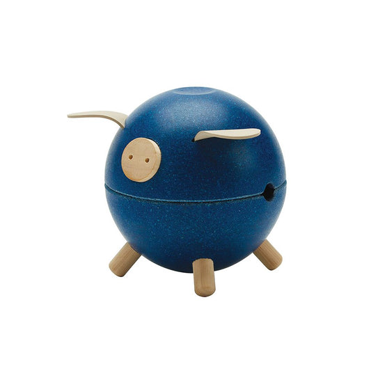 Plantoys PIGGY BANK - BLUE