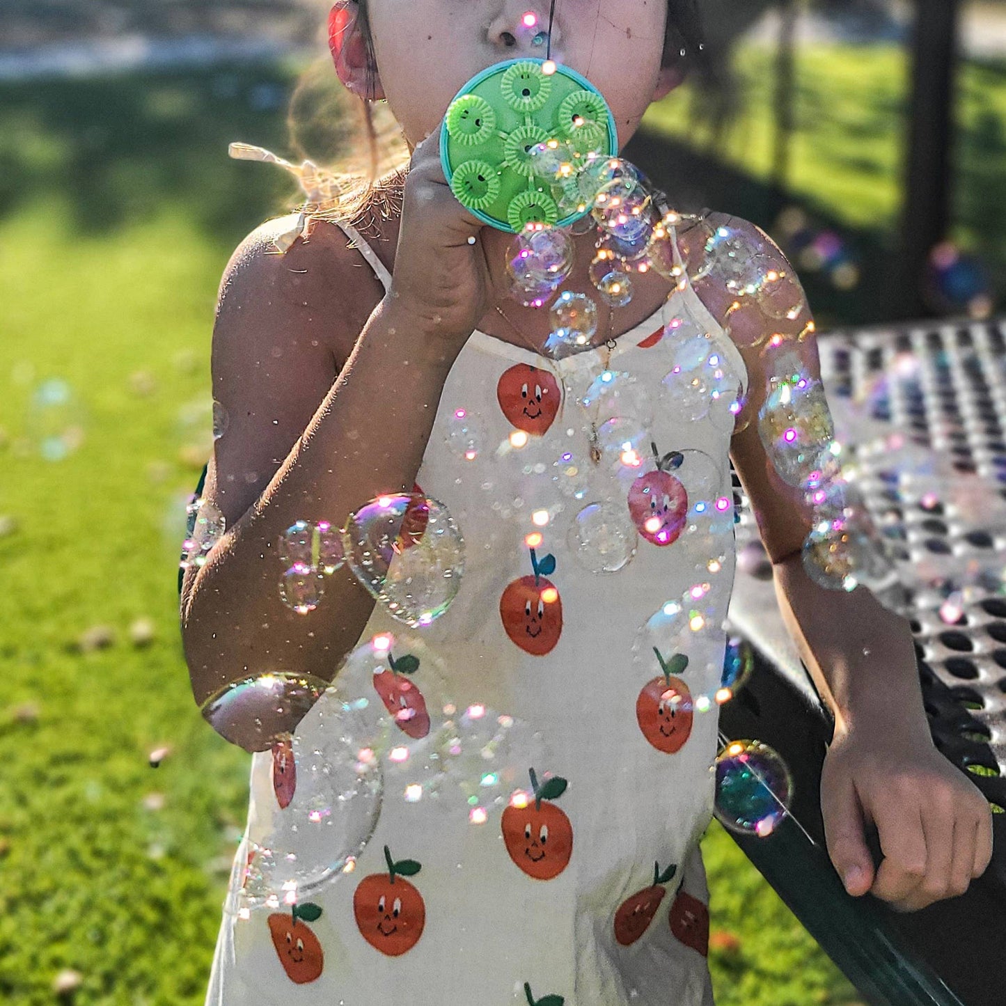 Sensory Bubble Play Skin Happy Botanical Bubbles & Blower