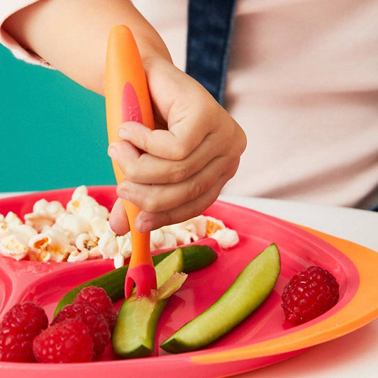 Toddler cutlery set - strawberry shake