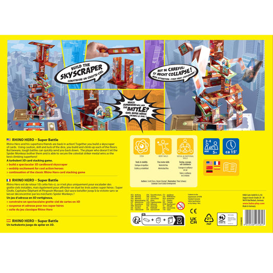 Rhino Hero Super Battle – Stacking & Strategy Game for Kids