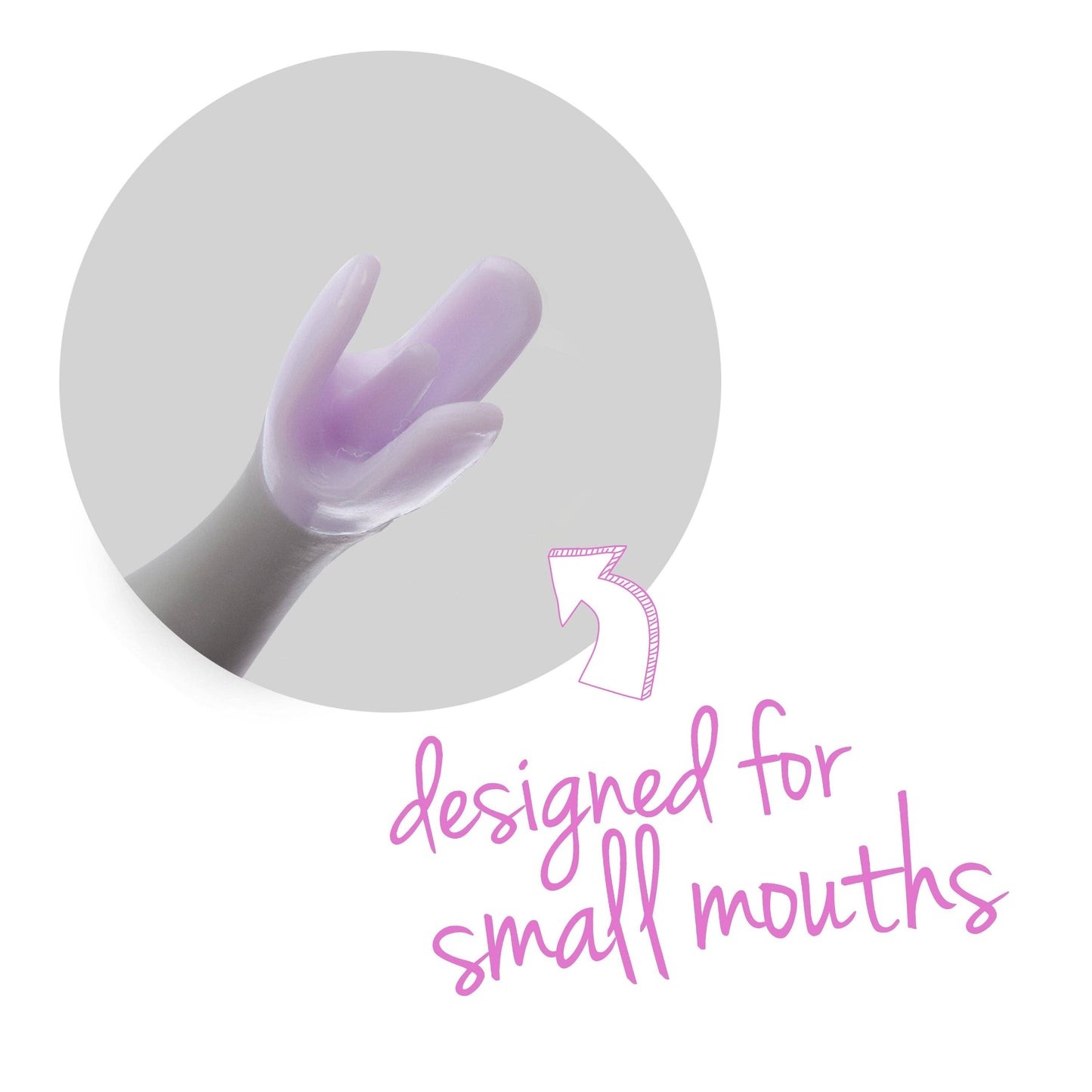 Toddler cutlery set - boysenberry