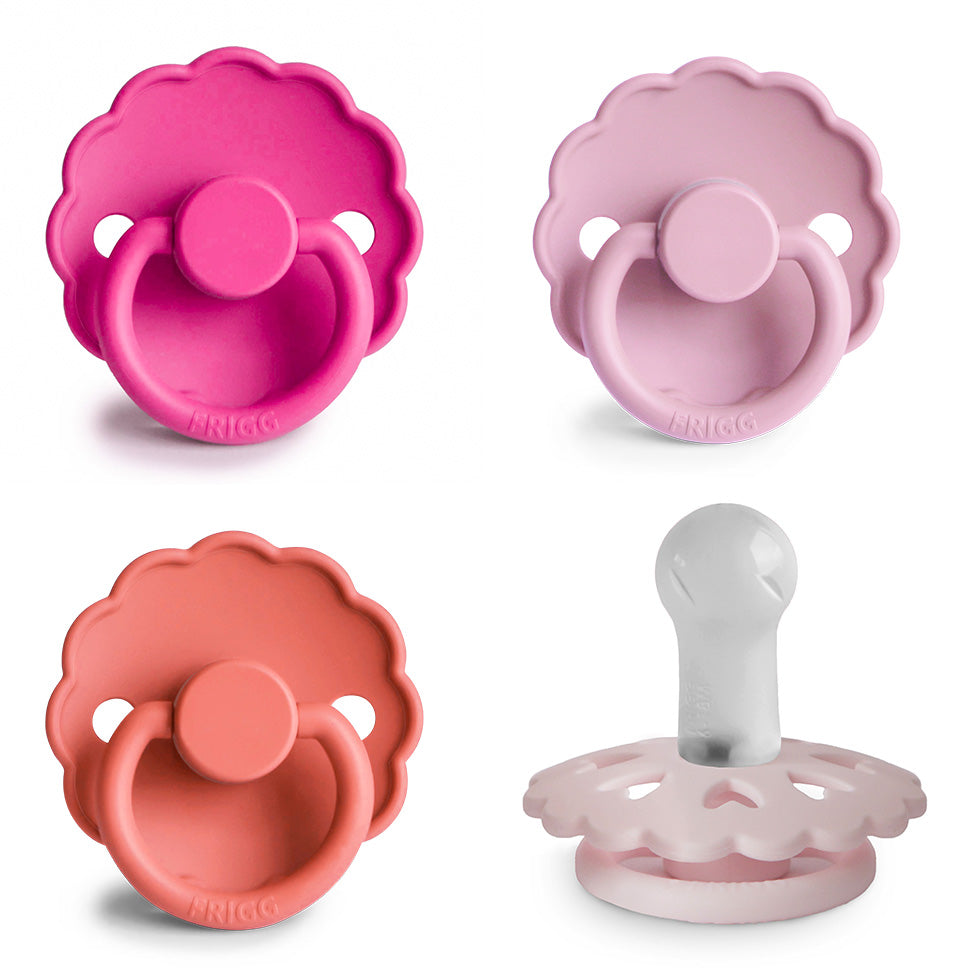Mushie FRIGG 4-Pack Rosy Romance Silicone