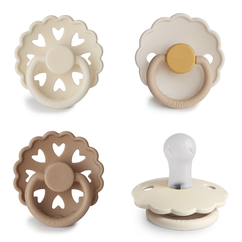 Mushie FRIGG 4-Pack Snowflake Dream Silicone