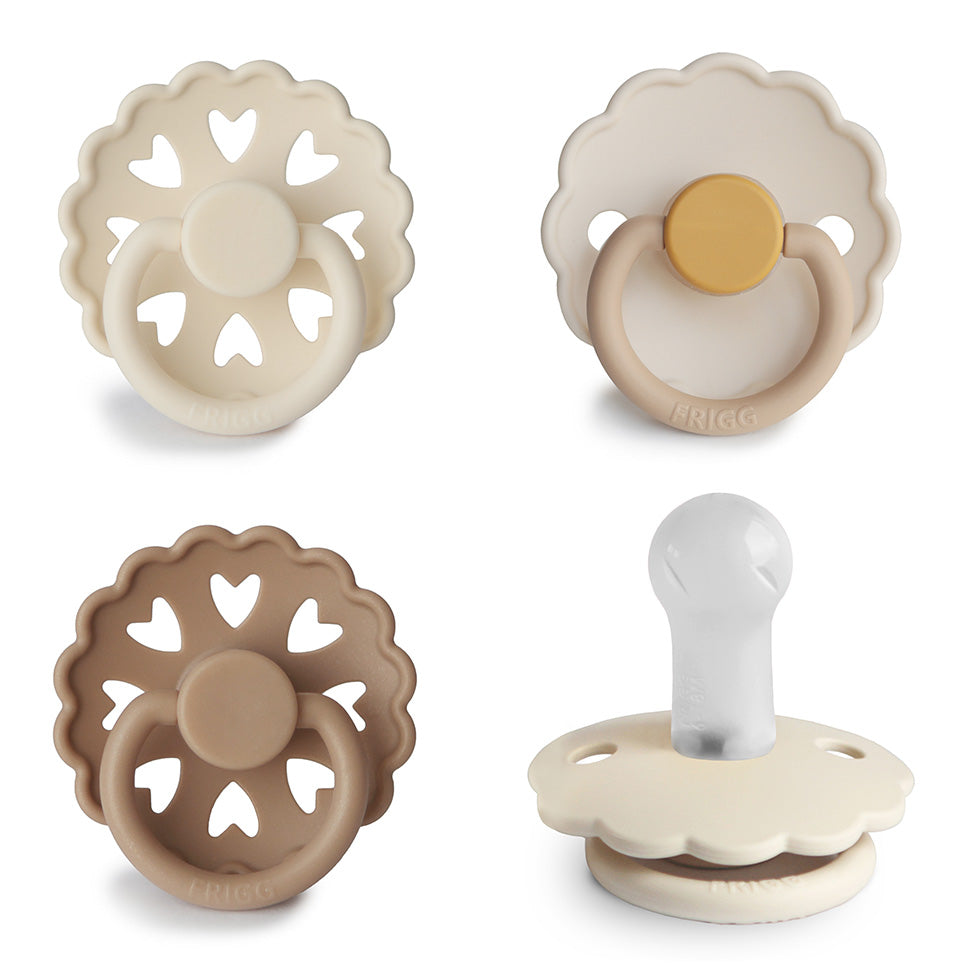 Mushie FRIGG 4-Pack Snowflake Dream Silicone