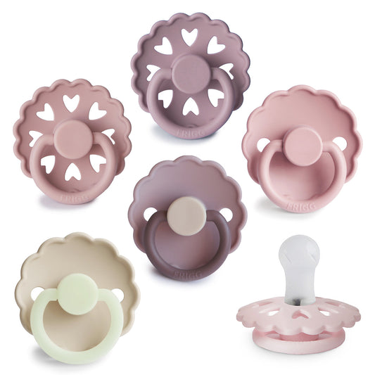 Mushie FRIGG 6-Pack Blooming Love Silicone