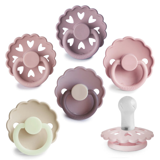 Mushie FRIGG 6-Pack Blooming Love Silicone