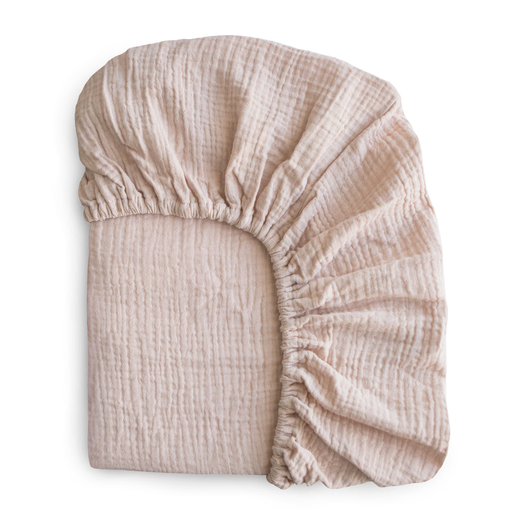 Mushie Extra Soft Muslin Crib Sheet