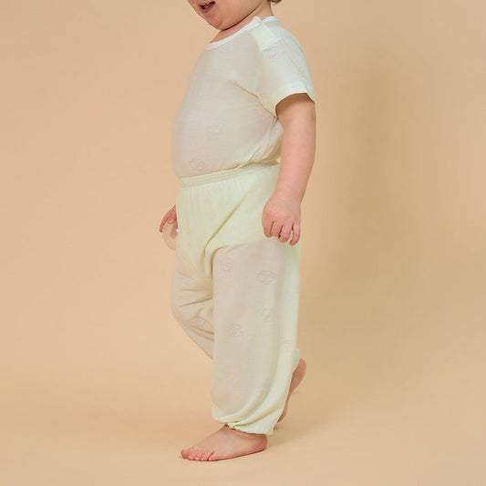 Little Plant Silky Soft TENCEL™ Modal Long Pant - Green Panda