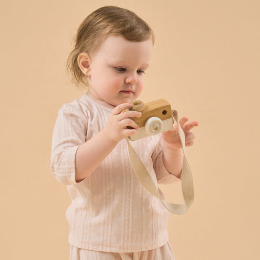 Little Plant Super Soft TENCEL™ Modal Pull Over - Pink Bear