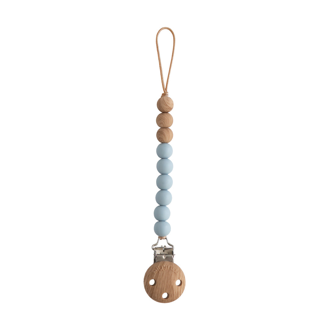 Mushie Silicone Pacifier Clip | Eva