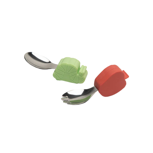 Loulou Lollipop Kids Learning Utensils Set - Caterpillar