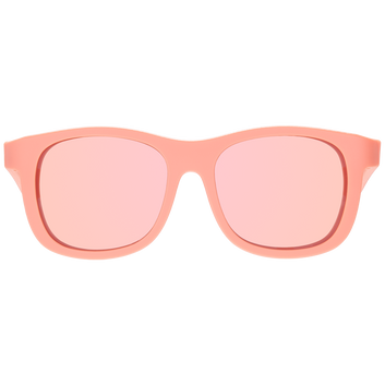 Babiators Polarized Navigator: Perfectly Papaya | Peach Mirrored Lenses