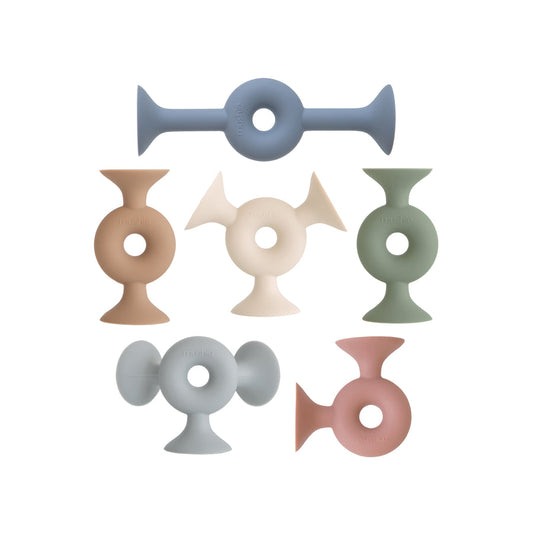 Mushie Silicone Suction Builders