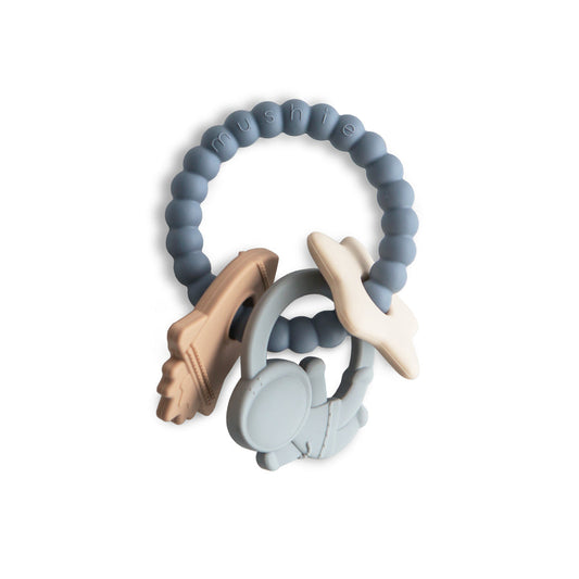 Mushie Space Teething Ring