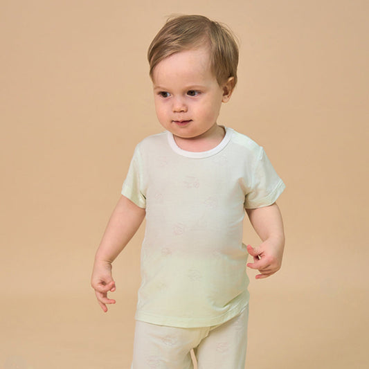 Little Plant Silky Soft TENCEL™ Modal Tee - Green Panda