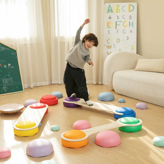 SpringBuds Stepping Stone & Wooden Balance Beam