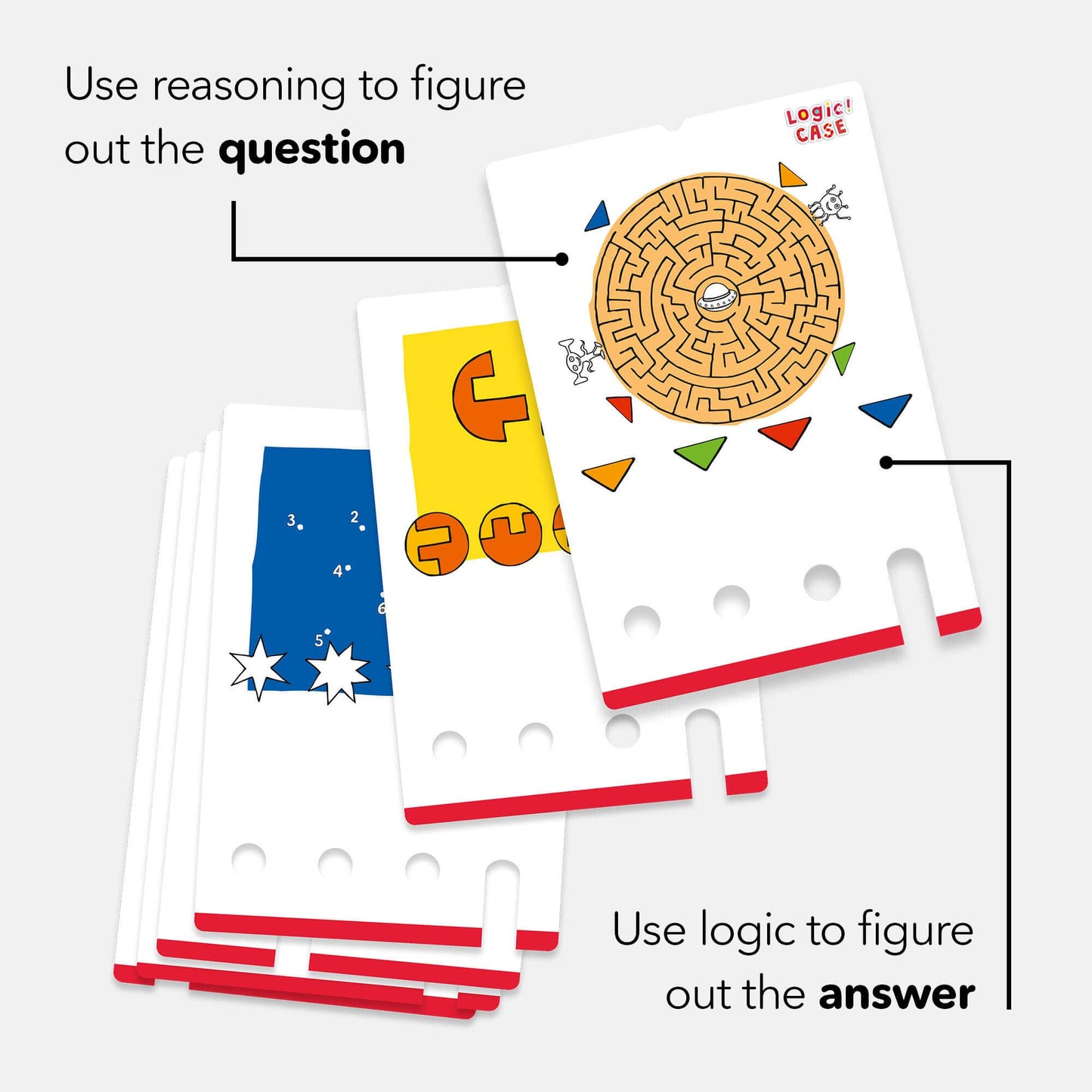 Logic! CASE Starter Set 7+ - Critical Thinking Puzzle Game