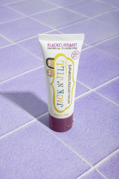 Jack N' Jill Natural Certified Kids Toothpaste Blackcurrant