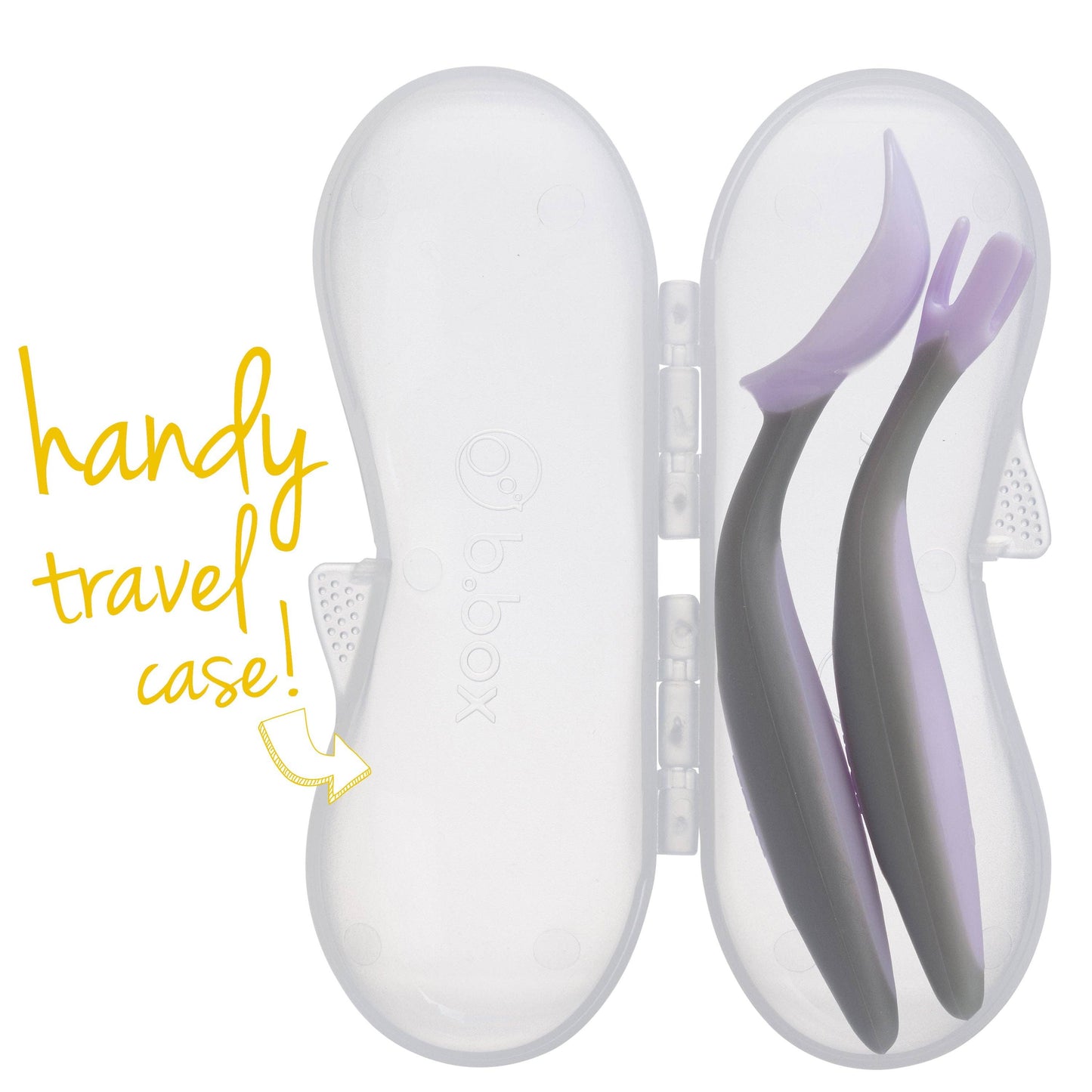 Toddler cutlery set - boysenberry