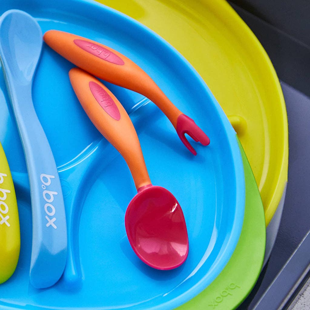Toddler cutlery set - strawberry shake