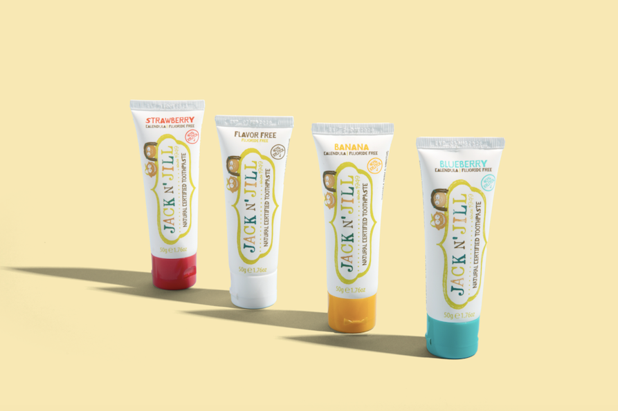 Jack N' Jill Natural Certified Kids Toothpaste Banana 50g