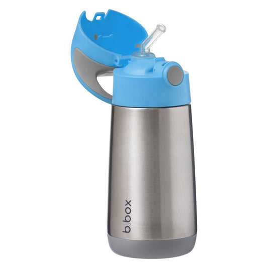 Insulated drink bottle - blue slate
