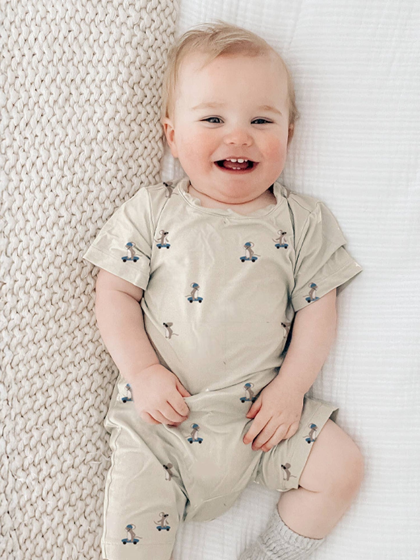 COTTON SHORTIE ROMPER