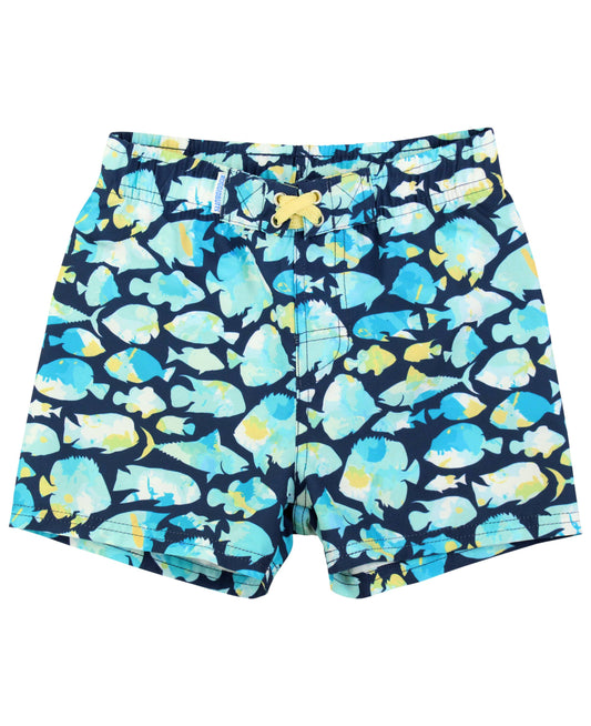 Boys Fish Friends Swim Trunks