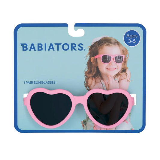 Babiators Classic Hearts: Bubblegum | Smoke Lenses